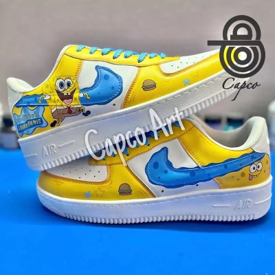 کتانی کاستوم باب اسفنجی مدل نایک ایرفورس وان اسپرت-105538