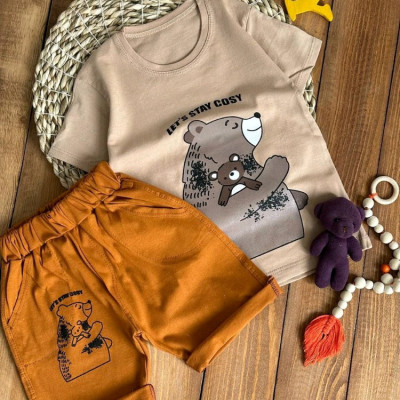 ست تیشرت و شلوارک بچگانه