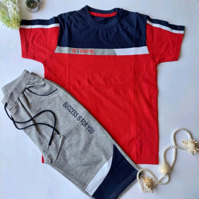 تیشرت شلوارک پسرانه سایز بزرگ