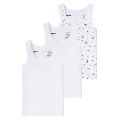 پک سه عددی تاپ بچگانه برند آلمانی lupilu سایز 1تا2 سال تاپ لوپیلو