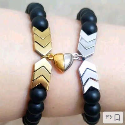 ست دستبند سنگی دو عددی دوستی-157405