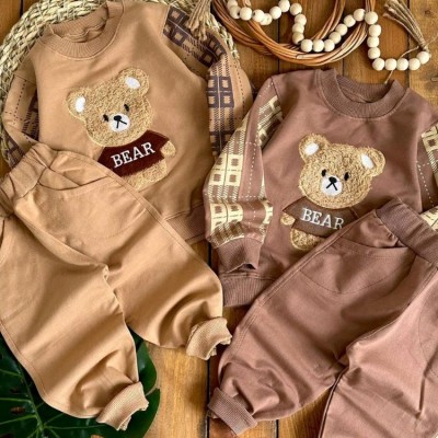 ست بلوز شلوار تدی سایز 40 45 50 55 دخترانه و پسرانه