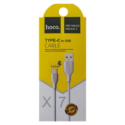 کابل تایپ سی فست شارژ هوکو Hoco X7 2.4A 1m ا Hoco X7 Type-C 1m Cable