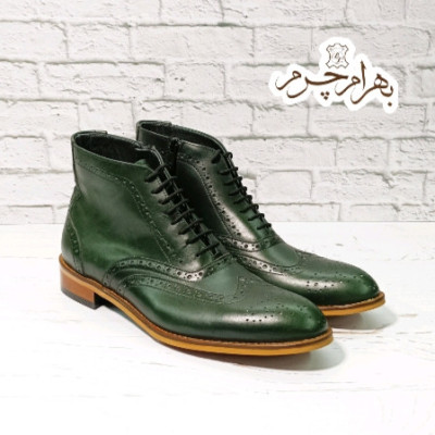 کفش نیم بوت مردانه رسمی چرم طبیعی دست دوز(ریچموند یشمی) ارسال رایگان-147181