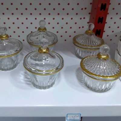 قندان لب طلایی