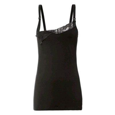 تاپ اسمارا مشکی گیپور دار