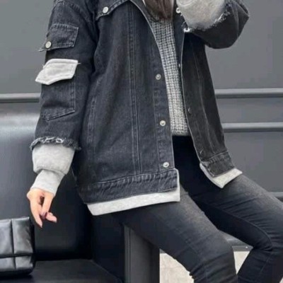 مانتو اسپرت زنانه جین مدل اسپرت-154533