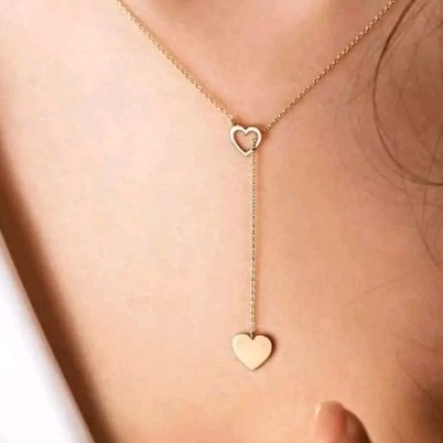 گردنبند ظریف و شیک کراواتی با آویز قلب-155980