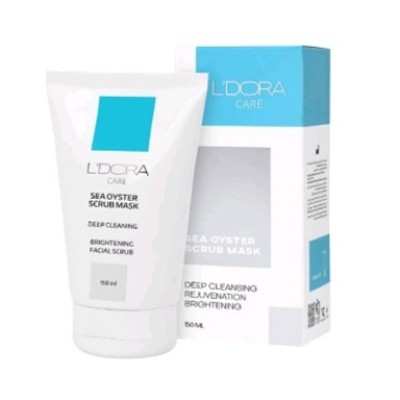 ماسک اسکراب حاوی عصاره صدف دریایی لدورا 150 میلی لیتر