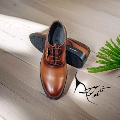 کفش مردانه اسپرت مجلسی اداری رویه چرم بیاله قالب استاندارد مدل راد