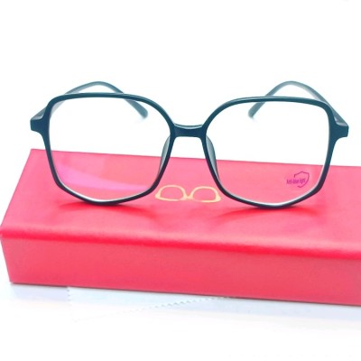 عینک بلوکات سایز بزرگ رنگ مشکی مدل چند ضلعی