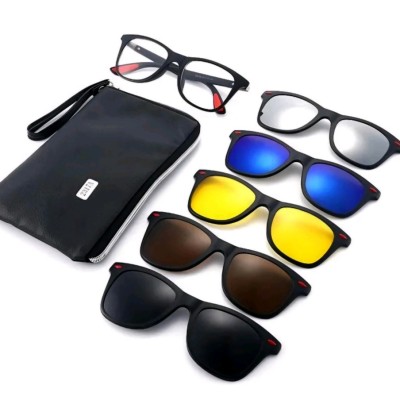 عینک طبی مگنتی 5 کاوردار کد 2317 مدل ویفری-151623