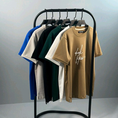 تیشرت مردانه یقه گرد جنس براش (در 4 رنگ)-137803