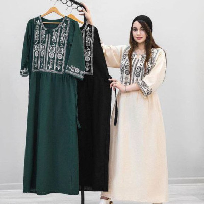 پیراهن ساحلی لنین طرحدار-142953