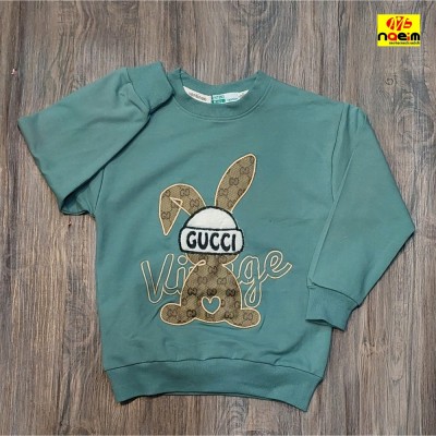 بلوز دورس دخترانه 2نخ پنبه طرح دار سایز45 تا 65