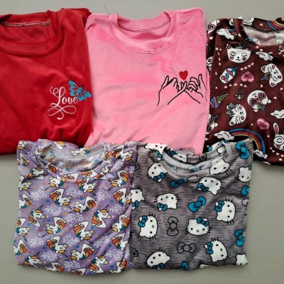 ست بلوز شلوار مخمل زنانه-150881