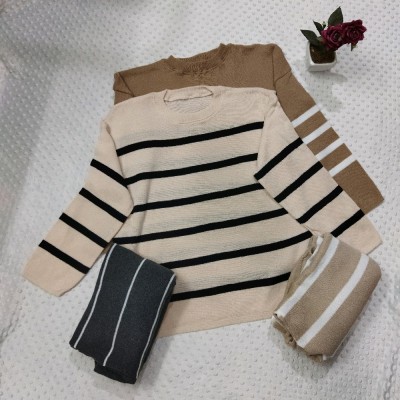 بلوز بافتنی اسپرت فری سایز