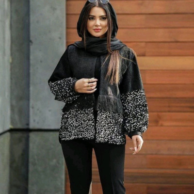 کت مخمل پولکی-130729