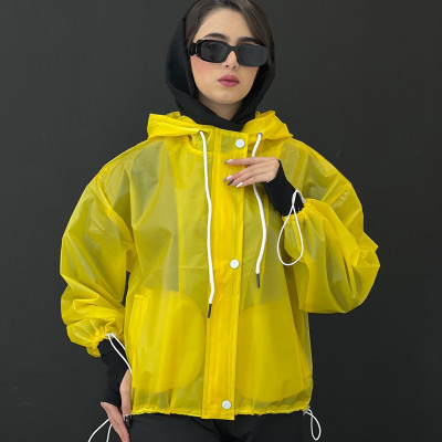 کاپشن مدل بارانی ارنیکا زرد