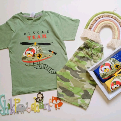 ست تیشرت و شلوارک هلیکوپتر چیریکی