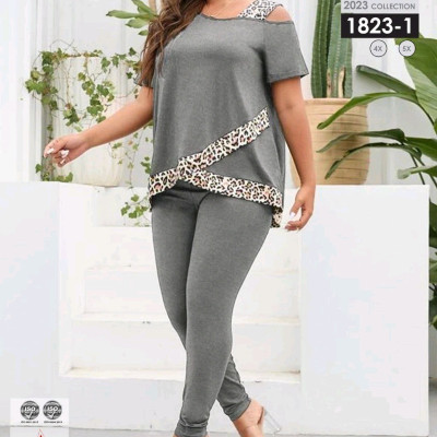 ست بلوز شلوار سایز بزرگ-142214