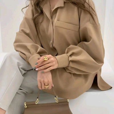 شومیز زنانه جنس کرپ سوپر مازراتی