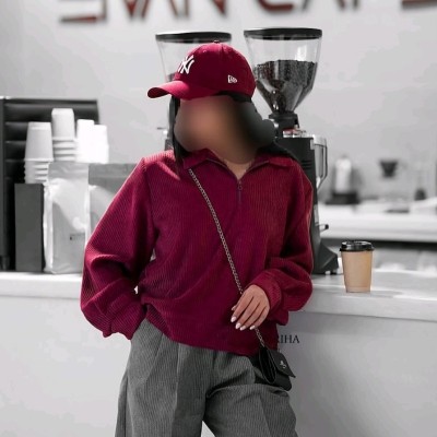 هودی اسپرت مخمل کبریتی