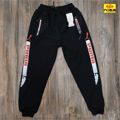 شلوار اسلش اسپرت دخترانه وپسرانه نخ و پنبه طرح پوما سایز 80