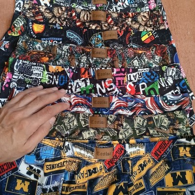 شورت نیم پا مردانه گیاهی رنگی