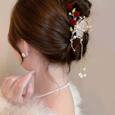 کلیپس پروانه گل قرمز مارک زایا-139565