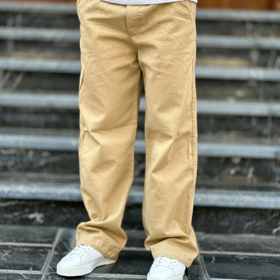 شلوار بگ کتان کجراه گرم بالا-152979