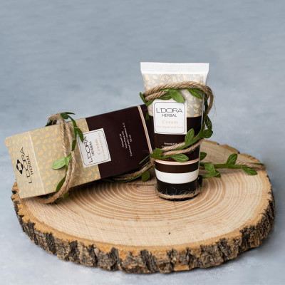 کرم گیاهی نرم کننده دست وصورت لدورا هربال-146393