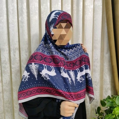 روسری ابریشم توییل قواره بزرگ