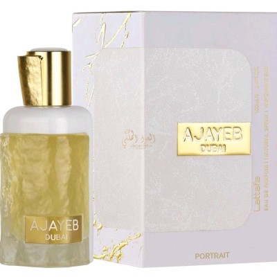 ادکلن عجایب دبی پورتریت طلایی زرد لطافه Lattafa Ajayeb Dubai Portrait