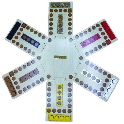 بازی فکری آذرلاکچری طرح منچ 6نفره