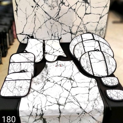 سرویس دمکنی و پیشبند آشپزخانه 11 پارچه عروس کارماهوم کد 180 (دم کنی)