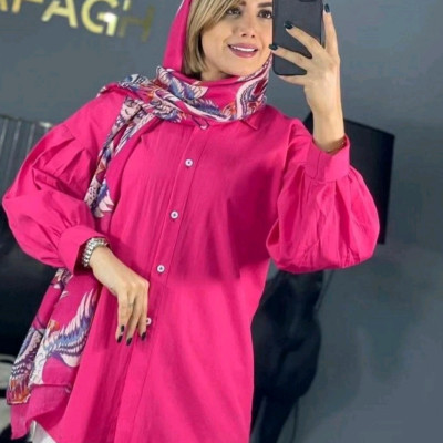 شومیز مانتویی ساده