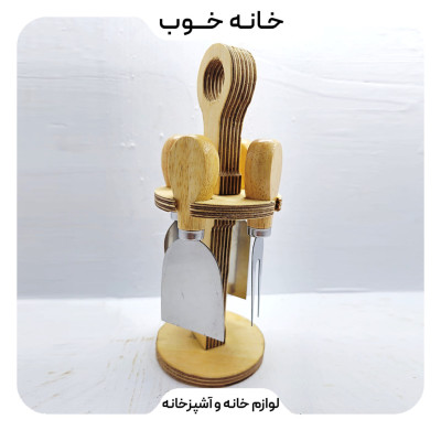 استندست کارد صبحانه خوری مدل دایره مجموعه 4 عددی-137740