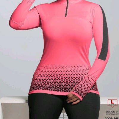 بولیز نیم زیپ استین فینگر