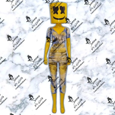 لباس خواب بادی فانتزی توری آبرنگی 1001