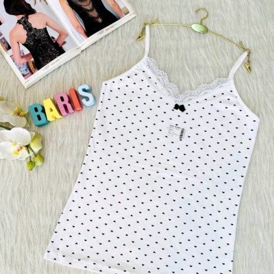 تاپ بندی دانتل دار برند ترک زنانه