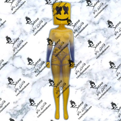 لباس خواب فانتزی پیراهنی توری آبرنگی 3002