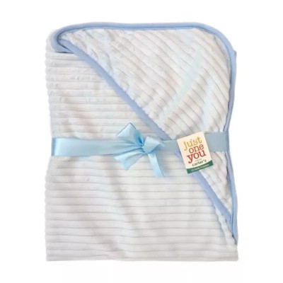 پتوی دورپیچ کلاهدار دورو مخمل کارترز ( آبی )