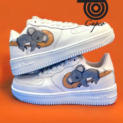 کتانی کاستوم طرح کوالا مدل نایکی ایرفورس