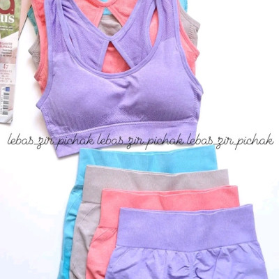 ست ورزشی نیم تنه شرتک