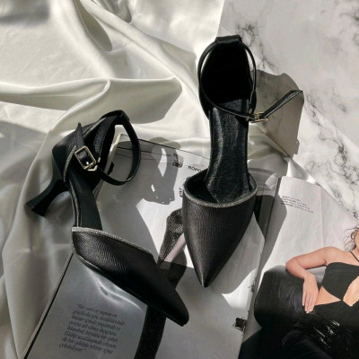 کفش مجلسی ساتن نگینی