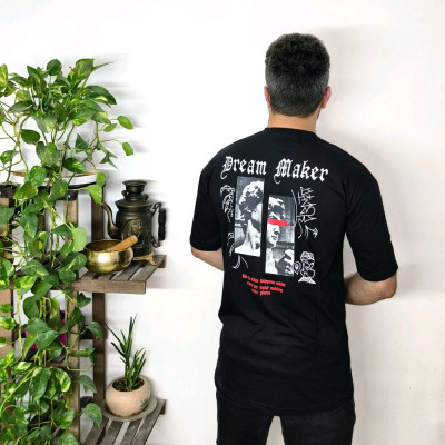 تیشرت مشکی سفید DREAM MAKER سه سایز