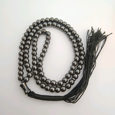 تسبیح صد تایی سنگ حدید ریز ط360