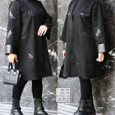 مانتو زنانه سایز بزرگ سوییت مدل منیره قیمت ویژه