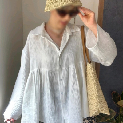 شومیز زنانه دبل فیس مدل عروسکی-141757